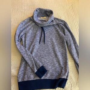 Navy Mock neck sweatshirt